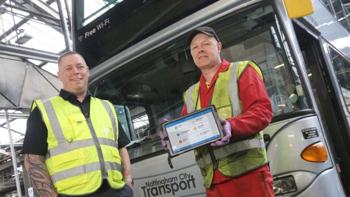 Nottingham City Transport Rolls Out Cloud Mobile System for Fleet Engineers