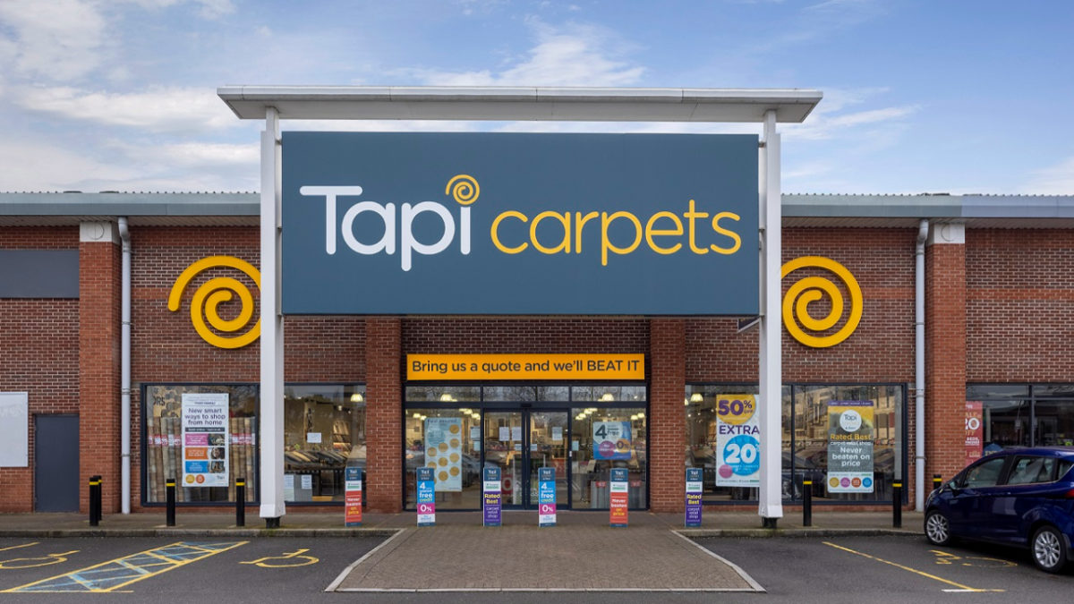 Widd Signs appointed by Tapi Carpets to deliver branded signage for new