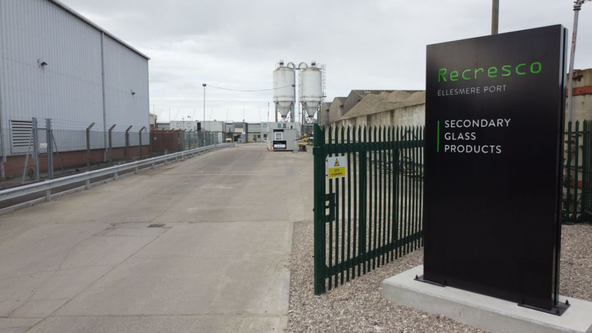 Glass recycling company Recresco begins improvement plan at recently