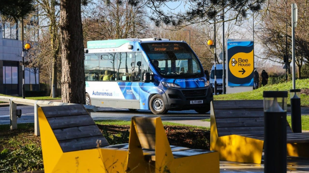 Say watt?! UK’s first electric autonomous bus service begins at Milton ...