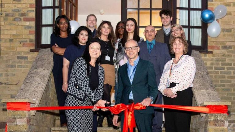 Priory CEO Rebekah Cresswell opens the new Eden House residential addiction treatment service in North London.