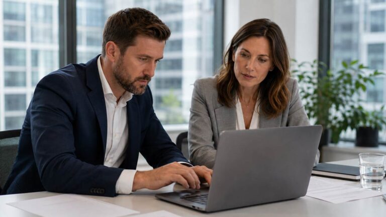 Business People at Desk