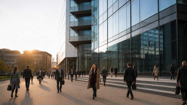 People walking in a street